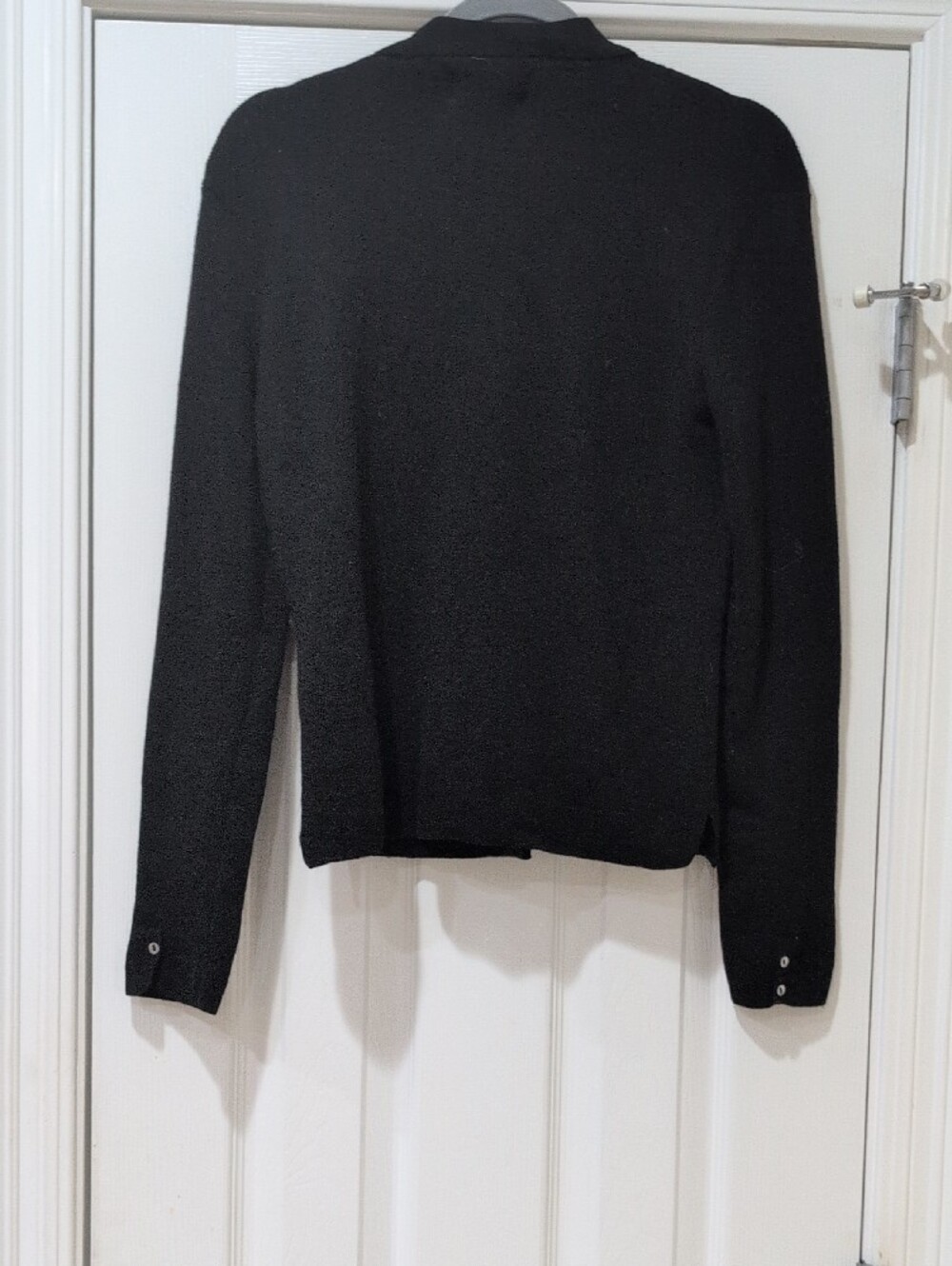 Talbots Black Button-Front Sweater Cardigan - Picture 9 of 10